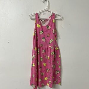 H&M Pink and Green Sundress Sleeveless Scoop Neck Casual